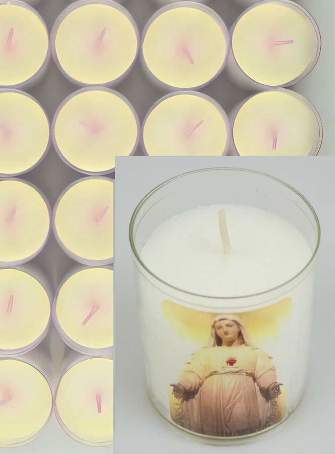 Lot de 24 Bougies Veilleuses ND de Pellevoisin (pic 4)