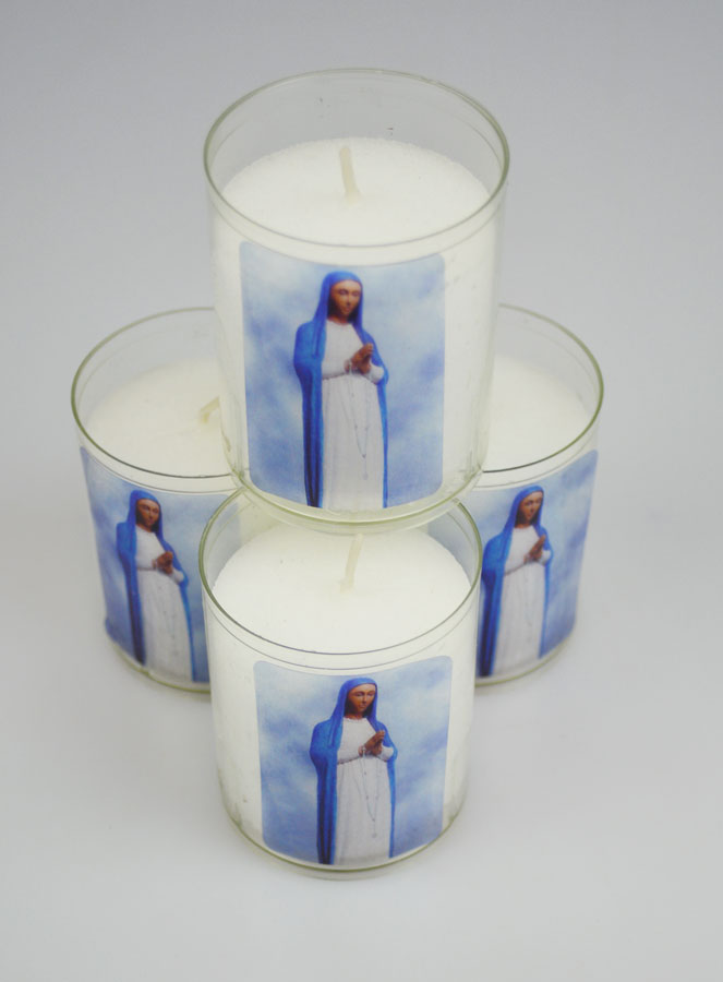 Lot de 4 Bougies Veilleuses ND de Kibeho (pic 2)