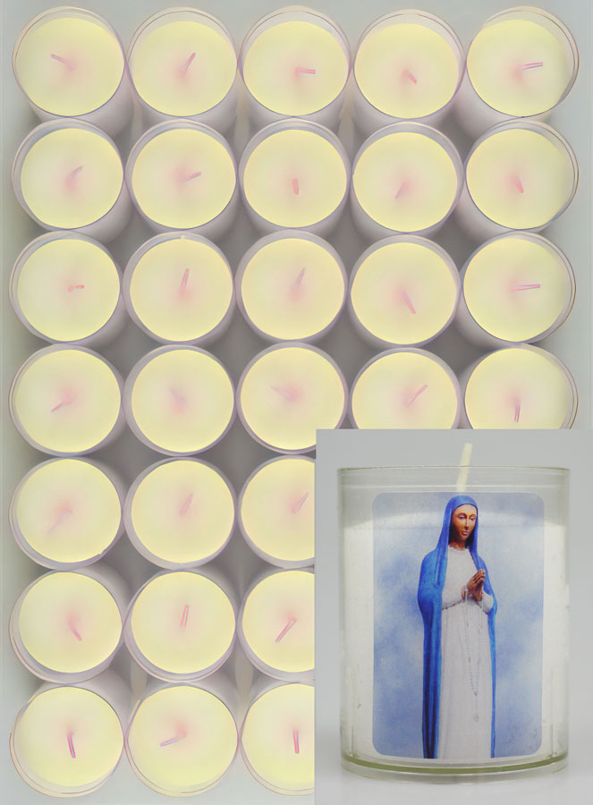 Lot de 24 Bougies Veilleuses ND de Kibeho (pic 1)