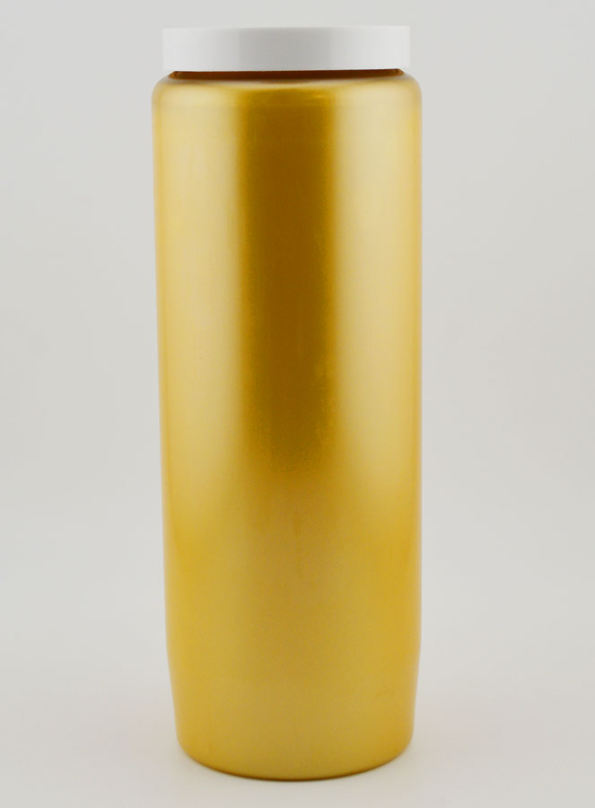 Bougie de Neuvaine Couleur OR - 9 Jours (pic 1)