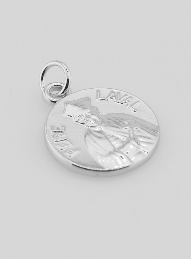 Médaille du Père Laval en Argent - 18mm (pic 3)