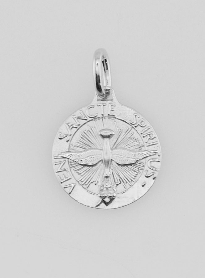 Médaille Saint Esprit & Hymne Liturgique - 14mm (pic 1)
