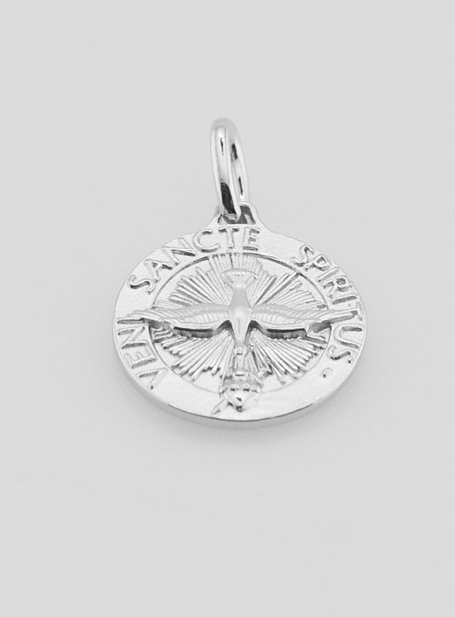 Médaille Saint Esprit & Hymne Liturgique - 14mm (pic 2)