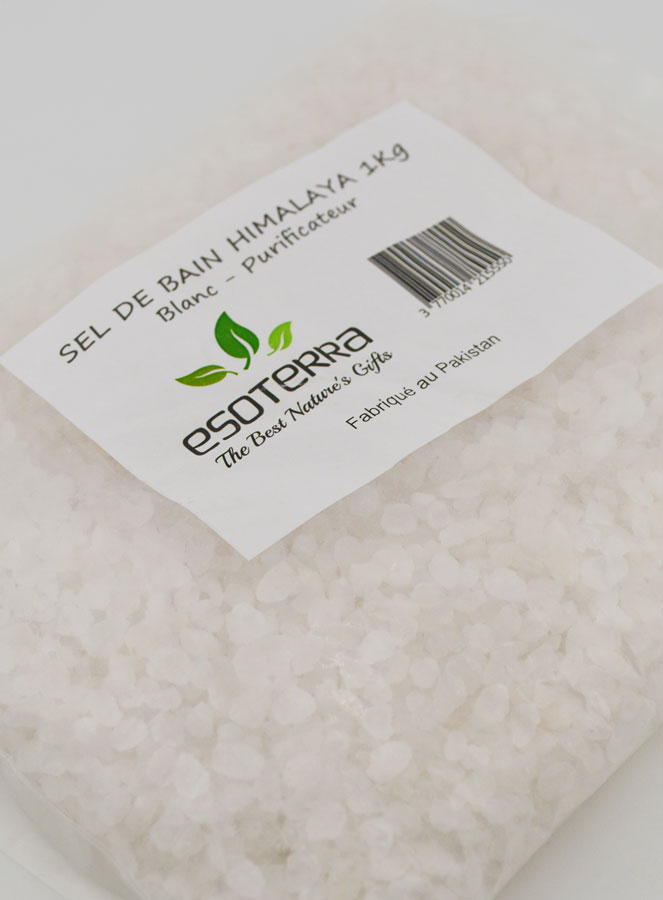 Sel de Bain Blanc de l'Himalaya - 1kg (pic 3)