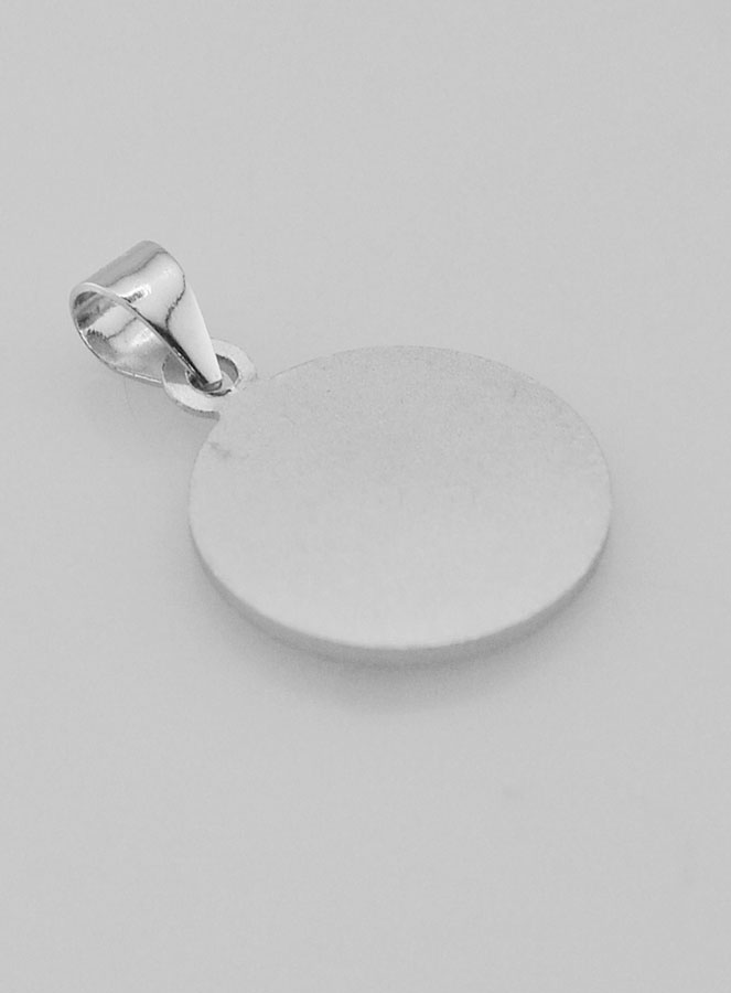 Médaille Saint Michel Archange en Argent Massif - 14mm (pic 4)