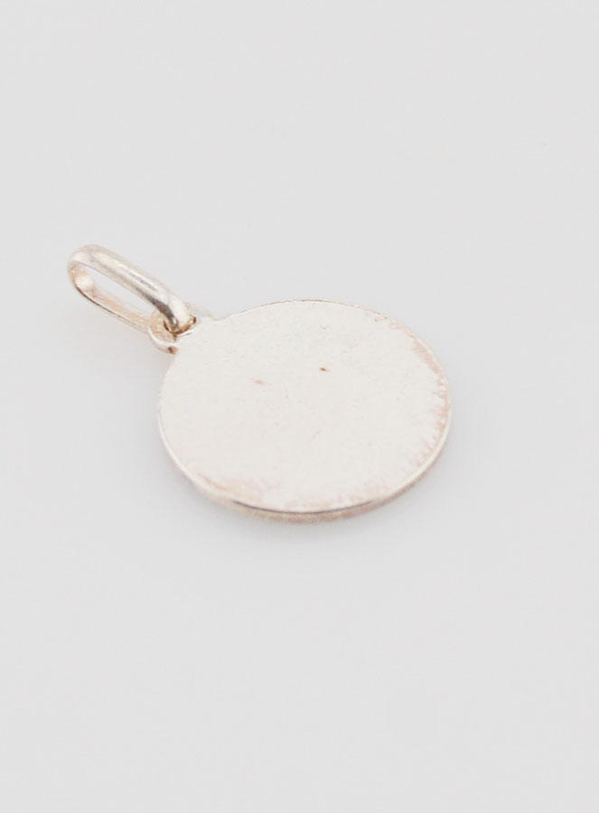 Médaille Saint Christophe en Argent & Email - 13mm (pic 4)