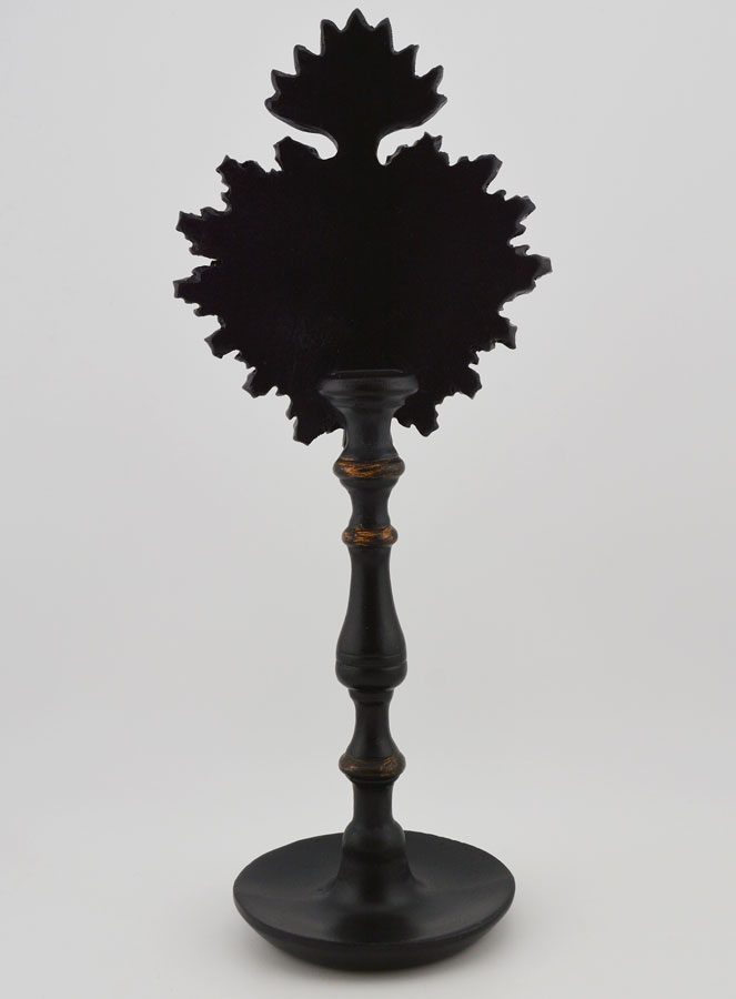 Ex Voto Sur Socle Noir & Bronze - 23cm (pic 4)