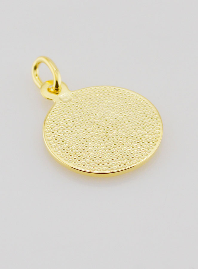 Médaille Plaqué Or Sainte Rita - 18mm (pic 4)