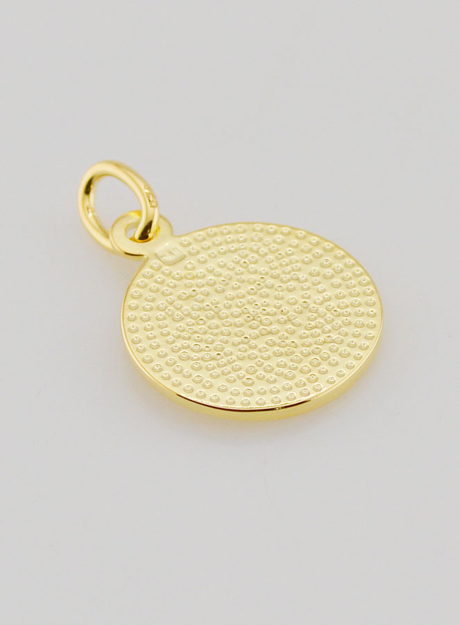 Médaille Plaqué Or 16mm - Ange Raphaël (pic 4)