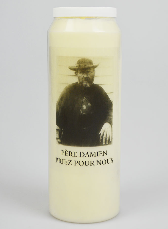 Bougie de Neuvaine Père Saint Damien (pic 1)