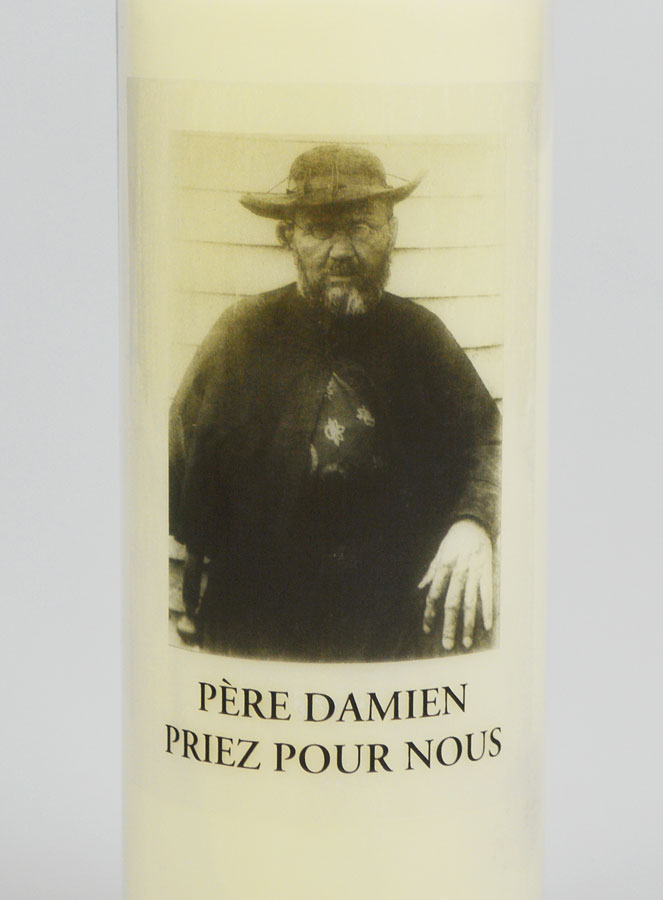 Bougie de Neuvaine Père Saint Damien (pic 3)