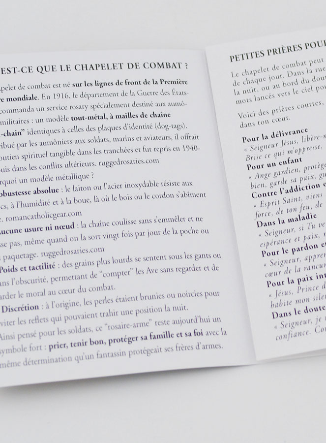 Chapelet de Combat - Mode d'Emploi & Prières (pic 3)