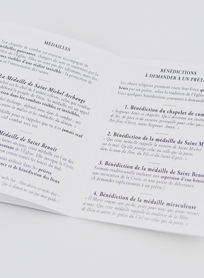 Chapelet de Combat - Mode d'Emploi & Prières (pic 4)