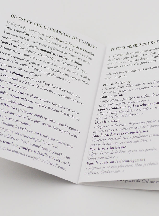 Carnet du Chapelet de Combat - Explications, Utilisation, Bénédictions (pic 3)