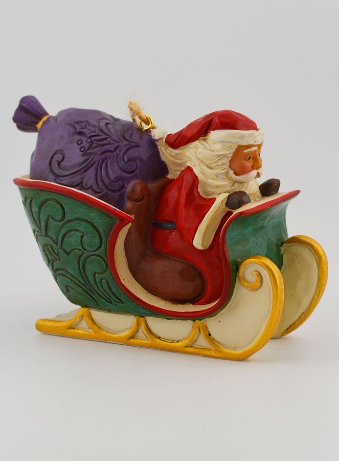 Suspension Traineau du Père Noël - Jim Shore (pic 1)
