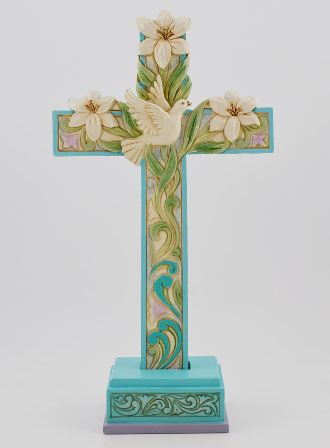Crucifix Colombe & Lys - Jim Shore (pic 1)