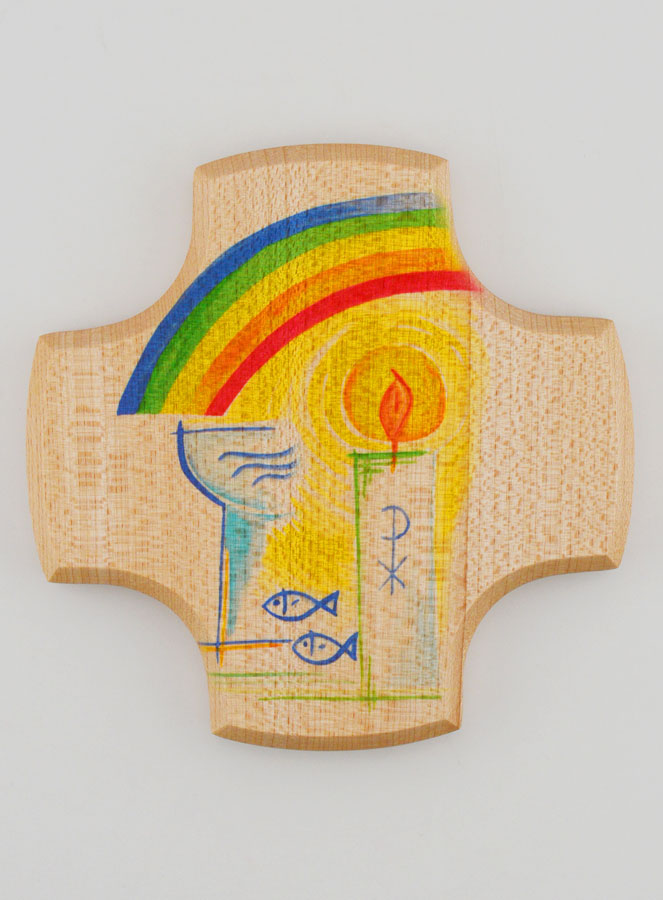 Croix de Baptême Enfant en Bois d'Erable (pic 1)