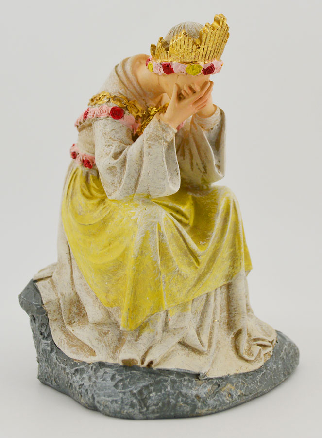 Statue Notre Dame de la Salette en Pleurs - 11cm (pic 1)