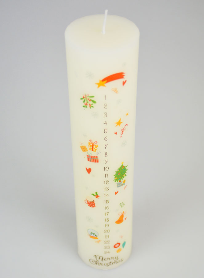 Bougie de l'Avent Traditionnelle - 25cm (pic 2)