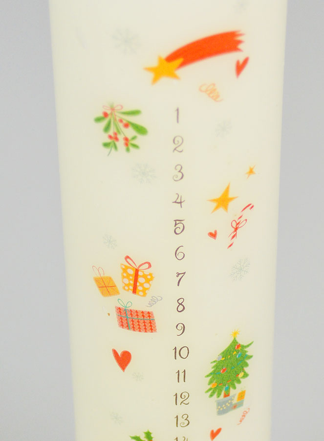 Bougie de l'Avent Traditionnelle - 25cm (pic 4)