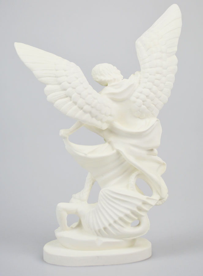 Statue de Saint Michel en Résine Phosphorescente - 20cm (pic 4)