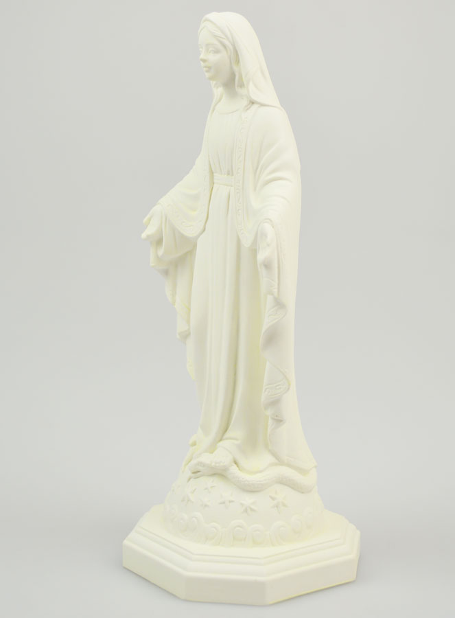 Statue Vierge Marie Miraculeuse Phosphorescente - 20cm (pic 2)
