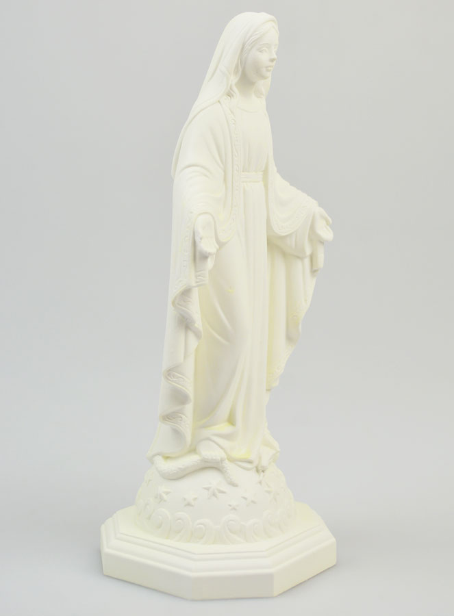 Statue Vierge Marie Miraculeuse Phosphorescente - 20cm (pic 3)