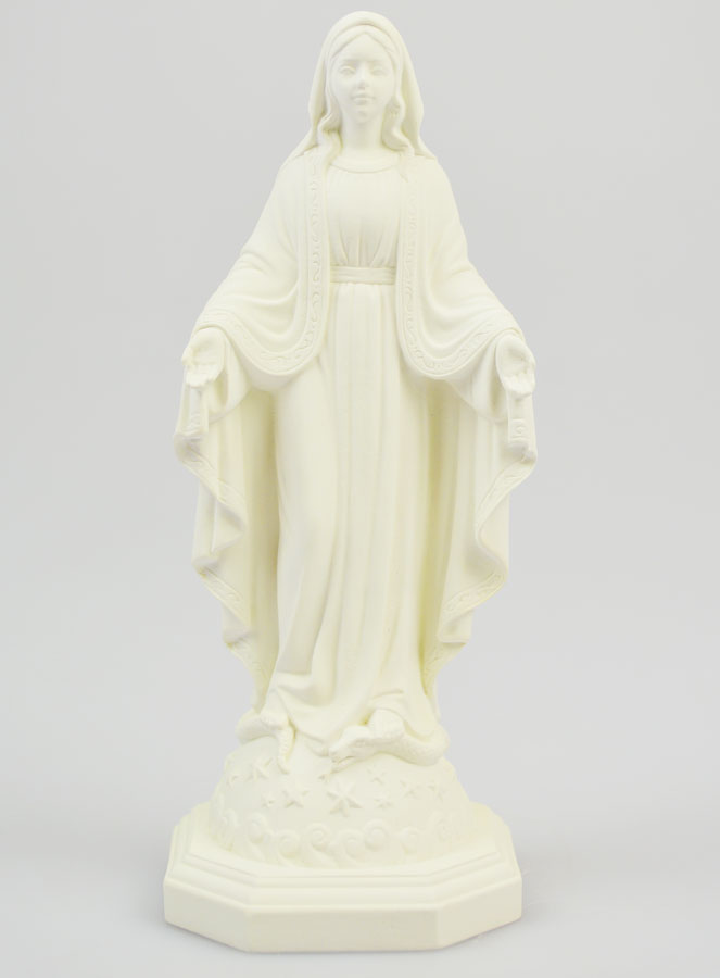 Statue Vierge Marie Miraculeuse Phosphorescente - 15cm (pic 1)