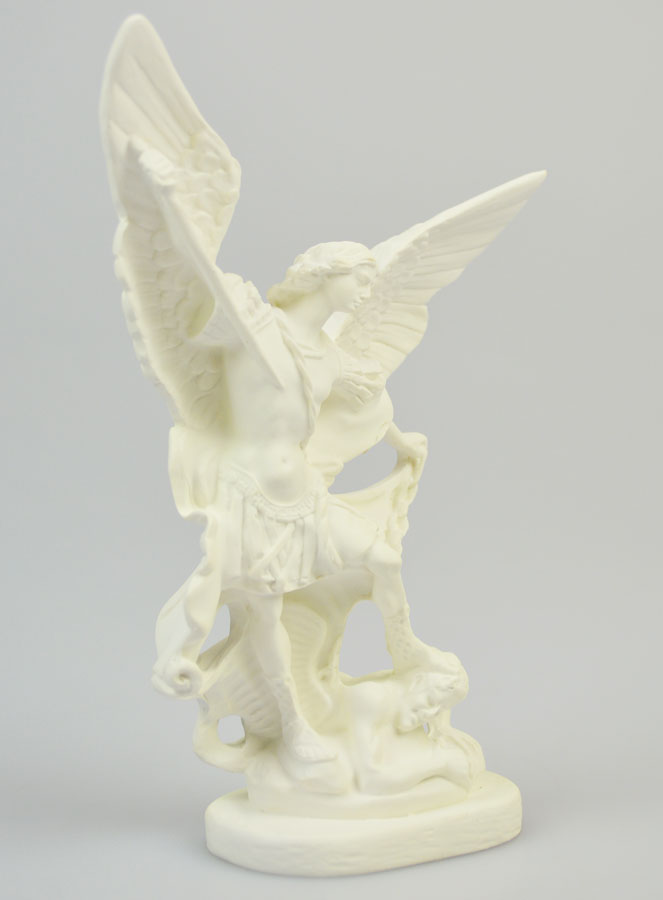 Statue de Saint Michel en Résine Phosphorescente - 15cm (pic 3)