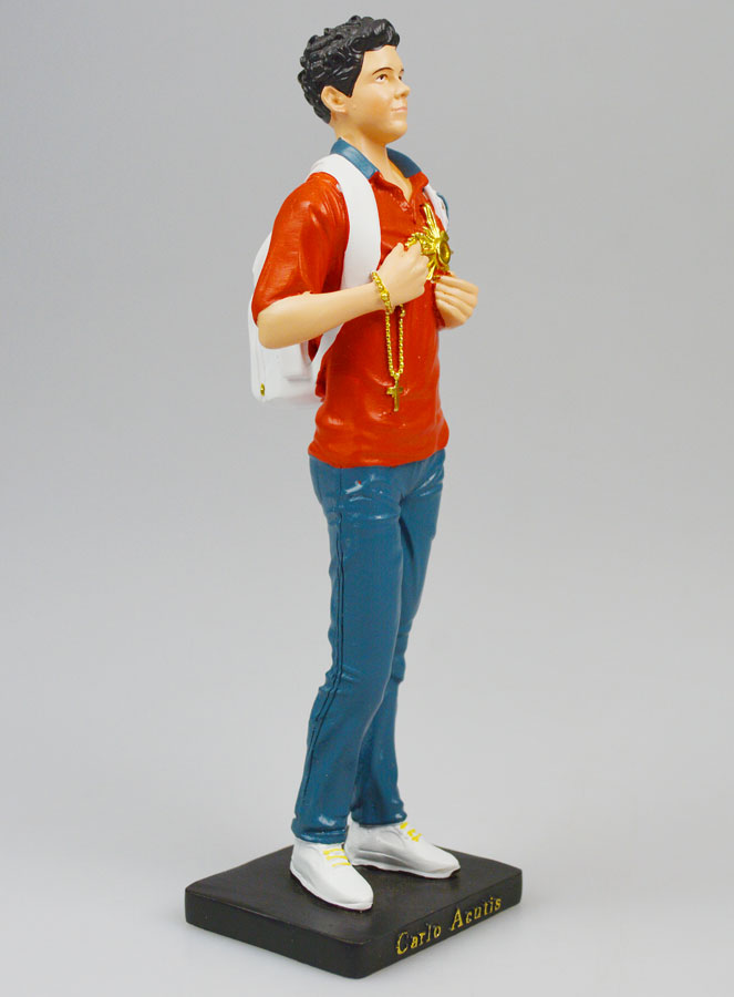 Statue de Saint Carlo Acutis - 15cm (pic 3)