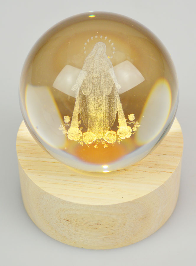 Boule Lumineuse Vierge Miraculeuse (pic 1)