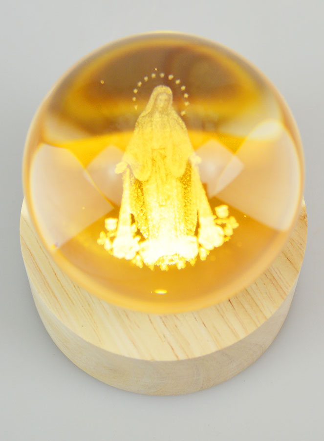 Boule Lumineuse Vierge Miraculeuse (pic 2)