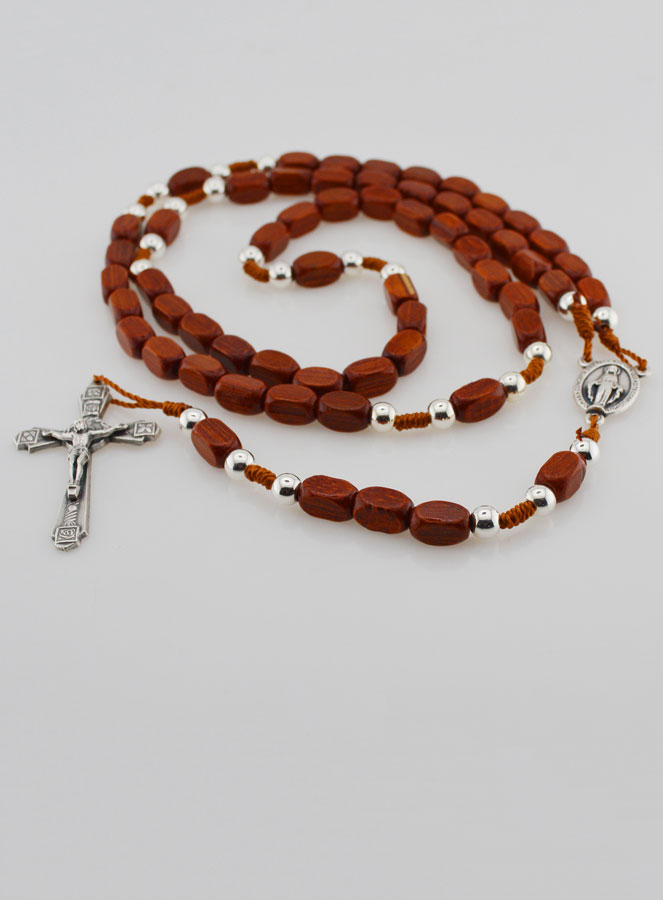 Chapelet de la Vierge Miraculeuse en Bois (pic 2)