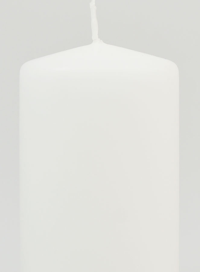 Bougie Décoration de Table10 x 6cm - Blanc (pic 3)
