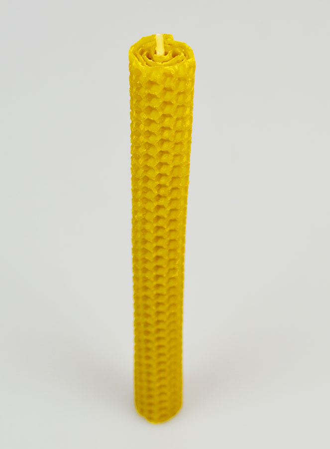 Bougie Cire d'Abeille 100% Naturelle - 20cm (pic 2)