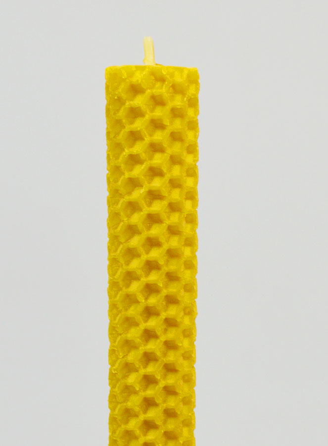 Bougie Cire d'Abeille 100% Naturelle - 20cm (pic 3)