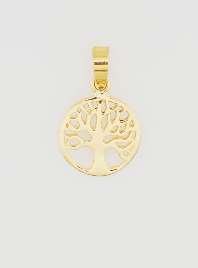 Médaille en Or 9k Arbre de Vie 10mm (pic 1)