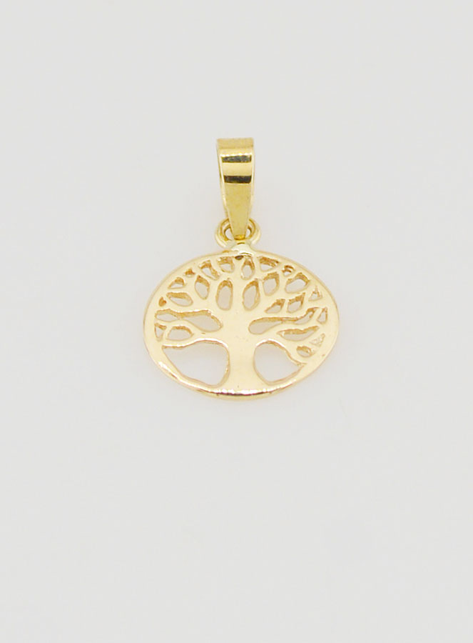 Médaille en Or 9k Arbre de Vie 10mm (pic 2)
