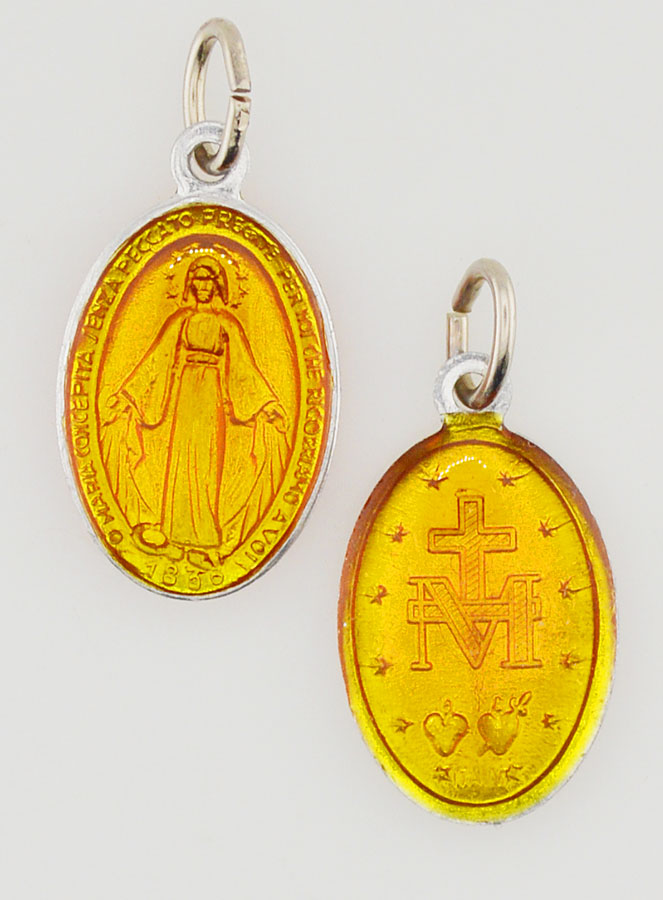Médaille Miraculeuse Orange - 18mm (pic 1)