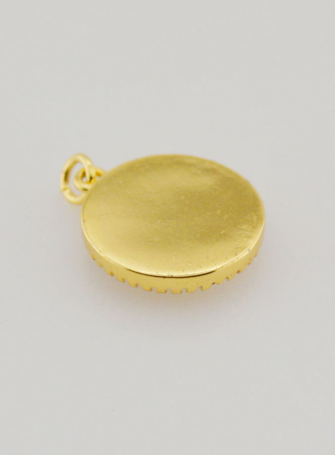 Médaille Vierge Marie Miraculeuse en Nacre - 15mm (pic 4)