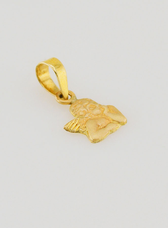 Médaille Ange Gardien en Or 375/1000 - 6mm (pic 3)