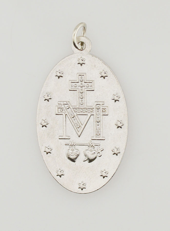 Médaille Miraculeuse Bleue - 30mm (pic 4)