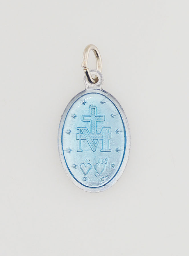 Médaille Miraculeuse Bleue - 18mm (pic 4)
