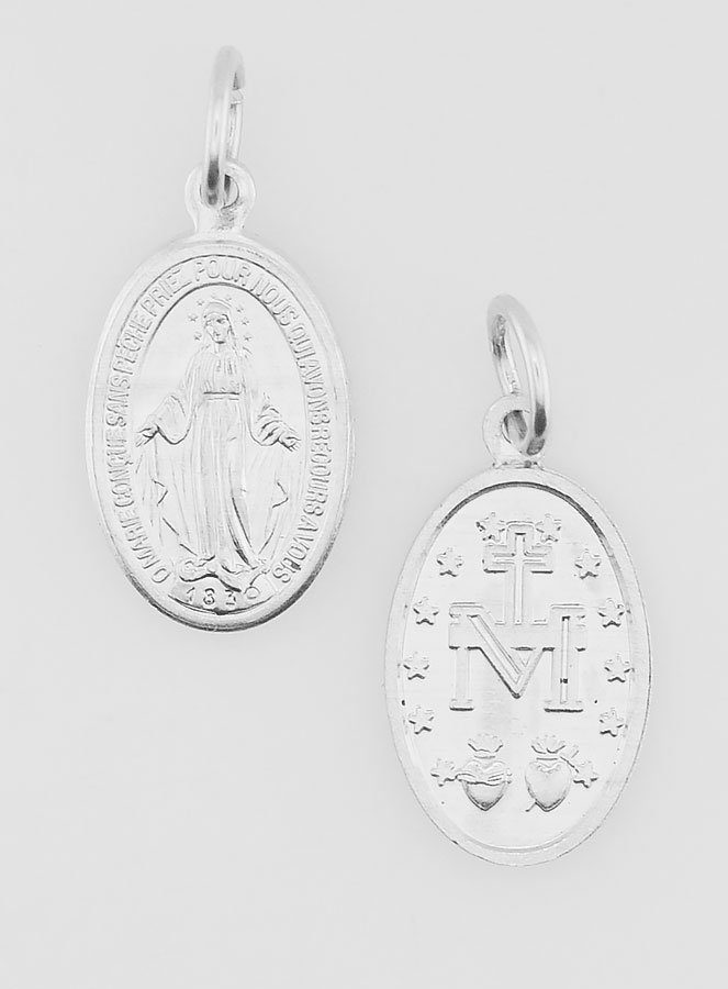 Médaille Miraculeuse en Aluminium - 19mm (pic 1)