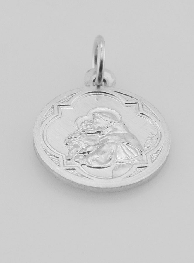 Médaille Saint Antoine en Aluminium - 15mm (pic 2)