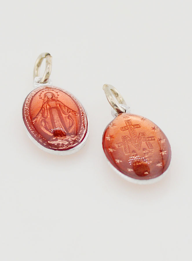 Médaille Miraculeuse Rouge - 14mm (pic 2)