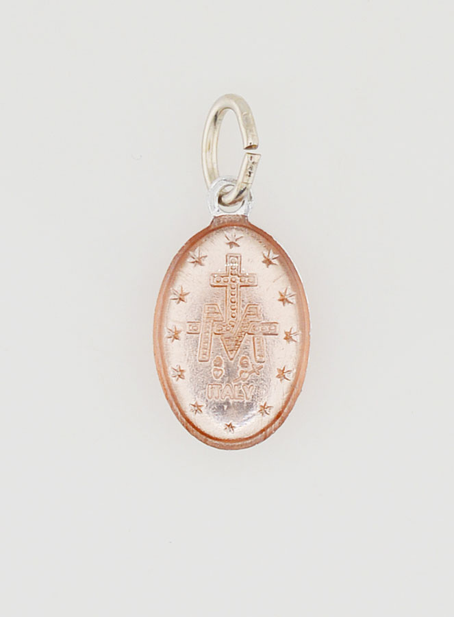 Médaille Miraculeuse Rose - 14mm (pic 4)