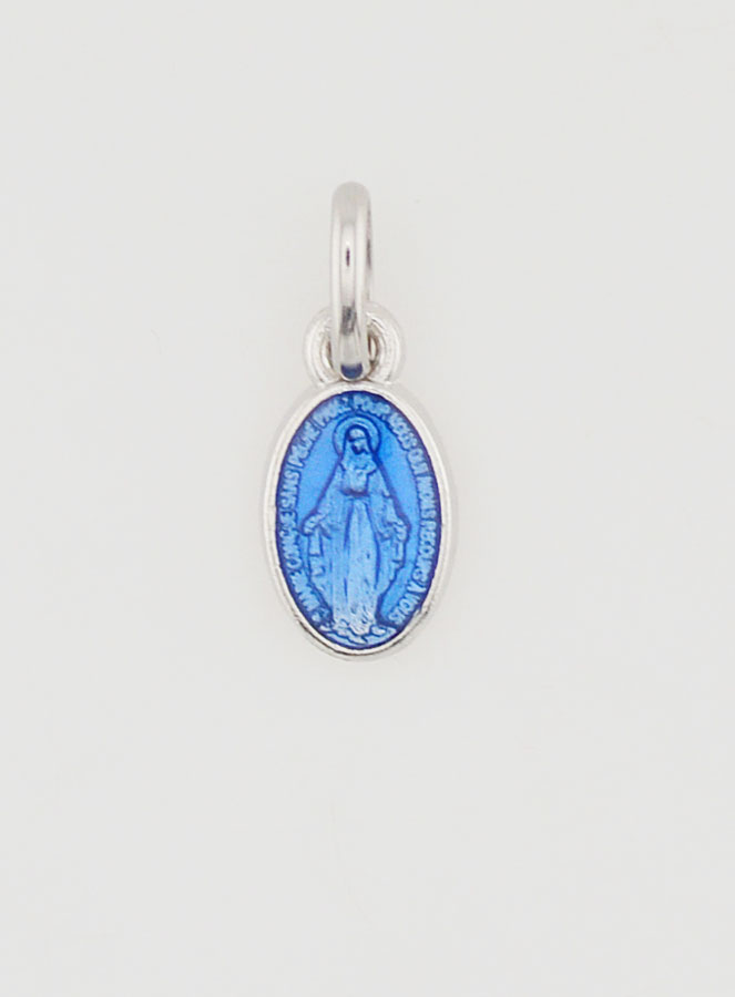 Médaille Miraculeuse Bleue - 10mm (pic 3)