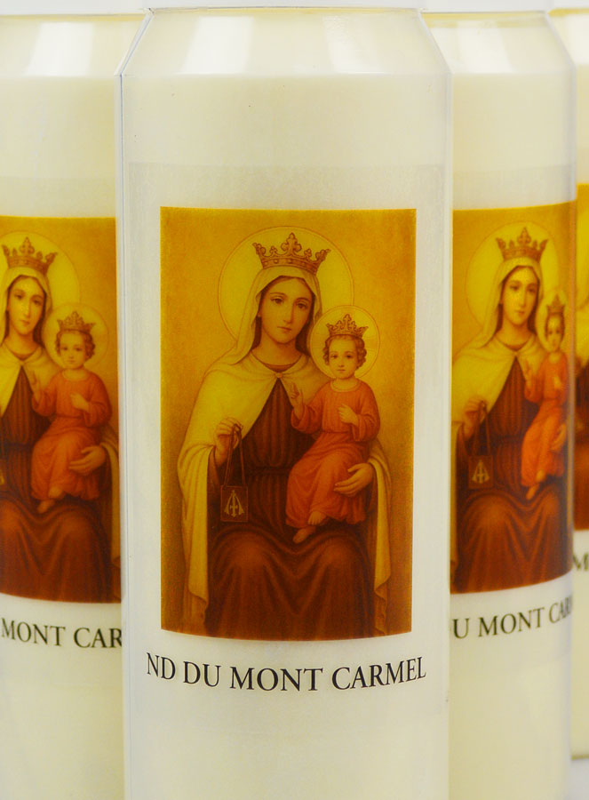 Lot de 10 Bougies de Neuvaine ND du Mont Carmel (pic 3)