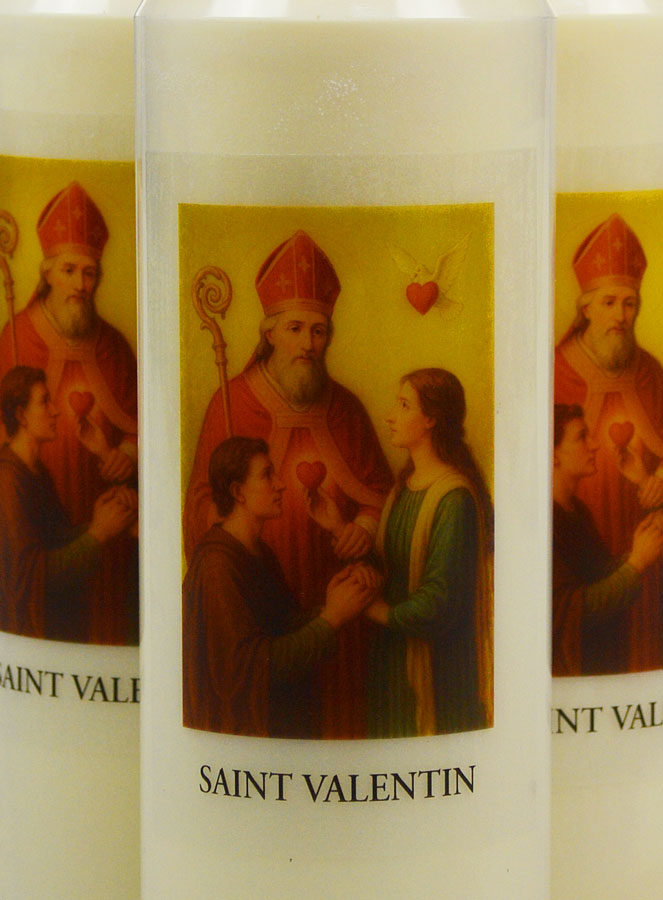 Lot de 10 Bougies de Neuvaine à Saint Valentin (pic 3)